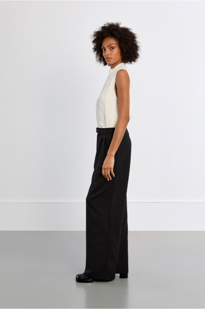 Pantalon à pinces, basique