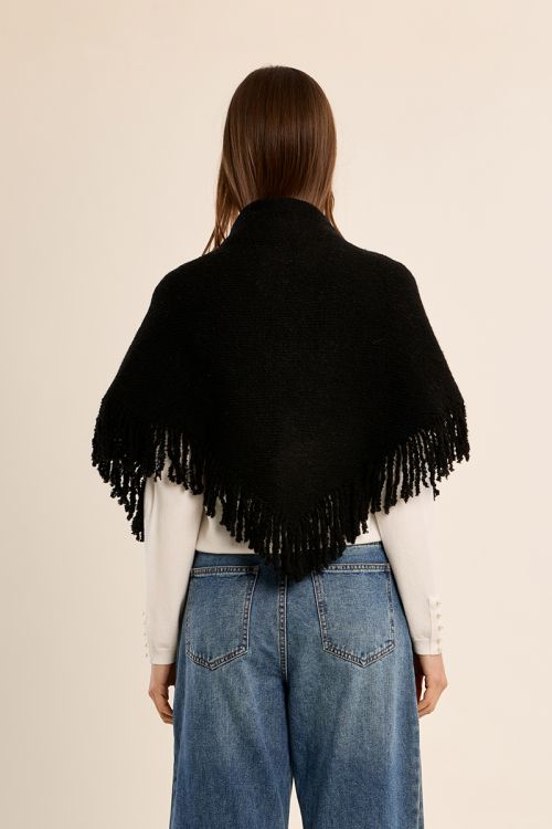 Echarpe à franges, à sequins