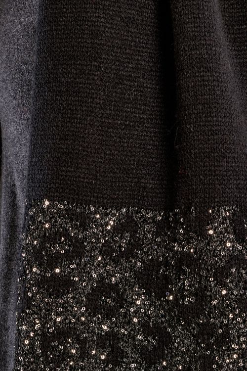 Echarpe léopard, à paillettes