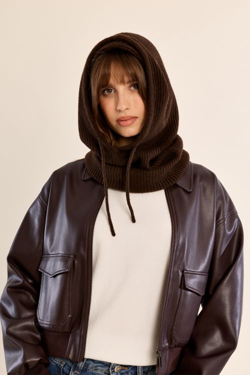 Cagoule en maille