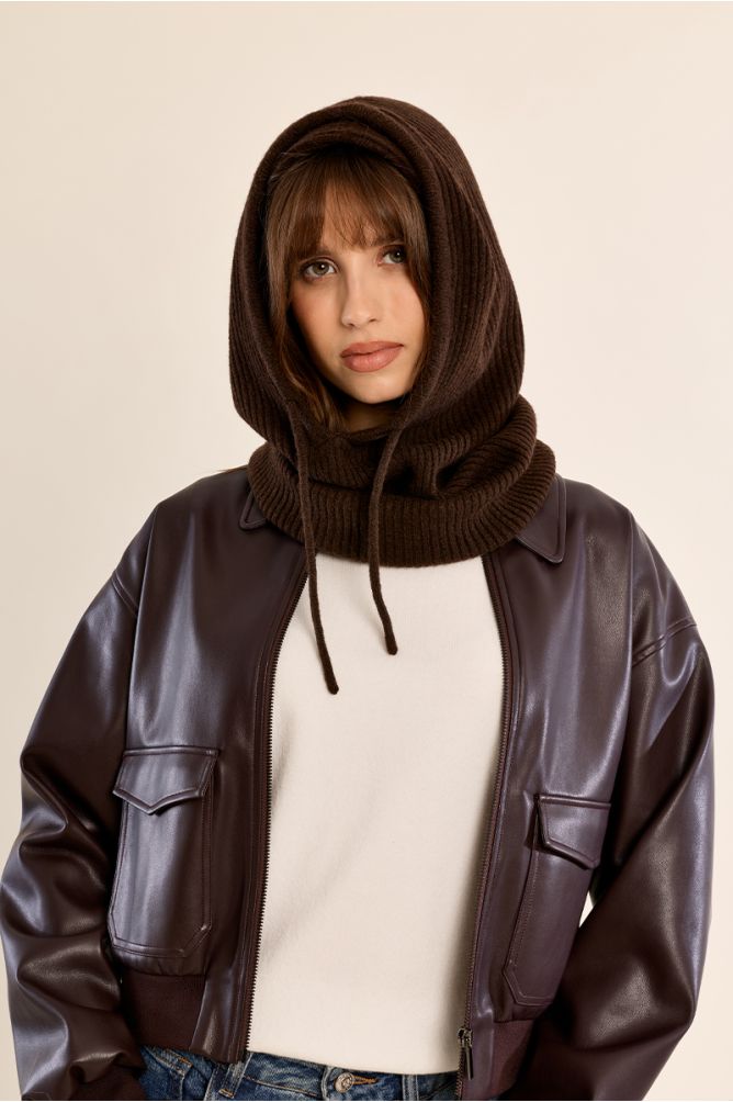 Cagoule en maille