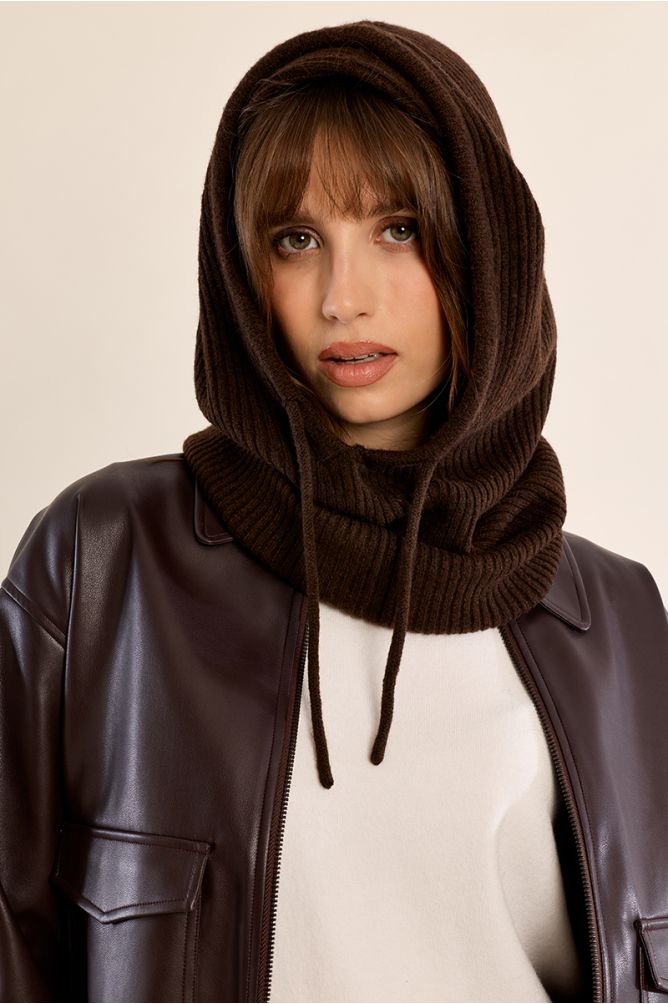 Cagoule en maille
