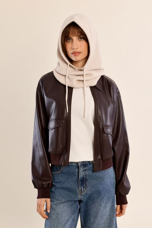 Cagoule en maille