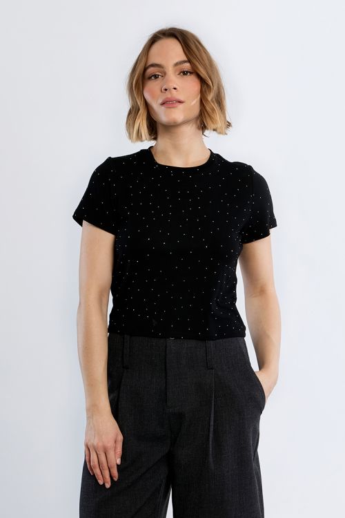T-shirt à strass