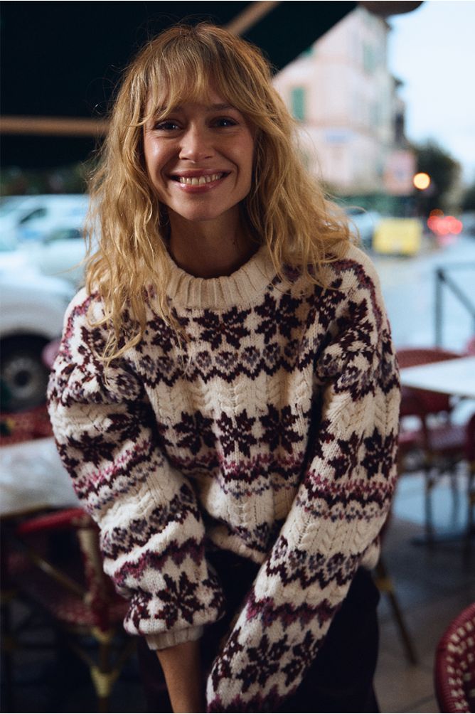 Jersey de manga larga con estampado