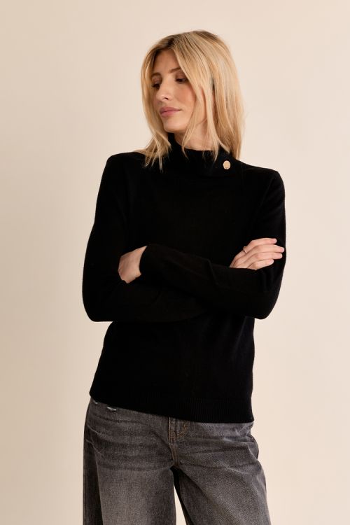 Pull en maille fine, col roulé