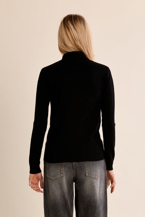 Pull en maille fine, col roulé