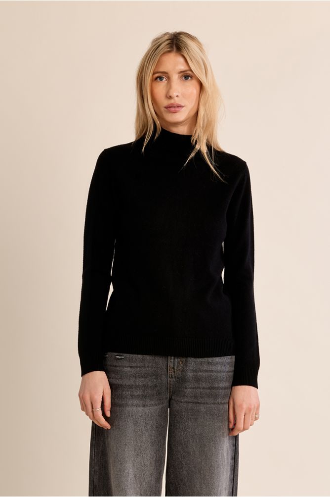 Jersey de manga larga con cuello alto