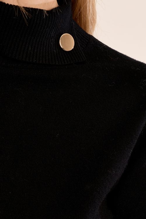 Pull en maille fine, col roulé
