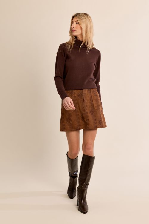 Pull en maille fine, col roulé