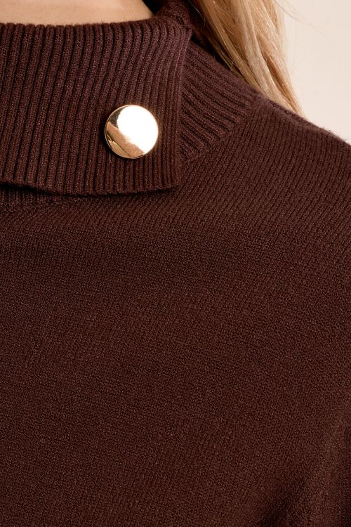 Jersey de manga larga con cuello alto