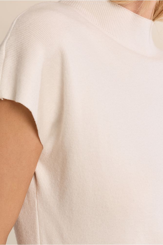 Pull en maille fine, manches courtes