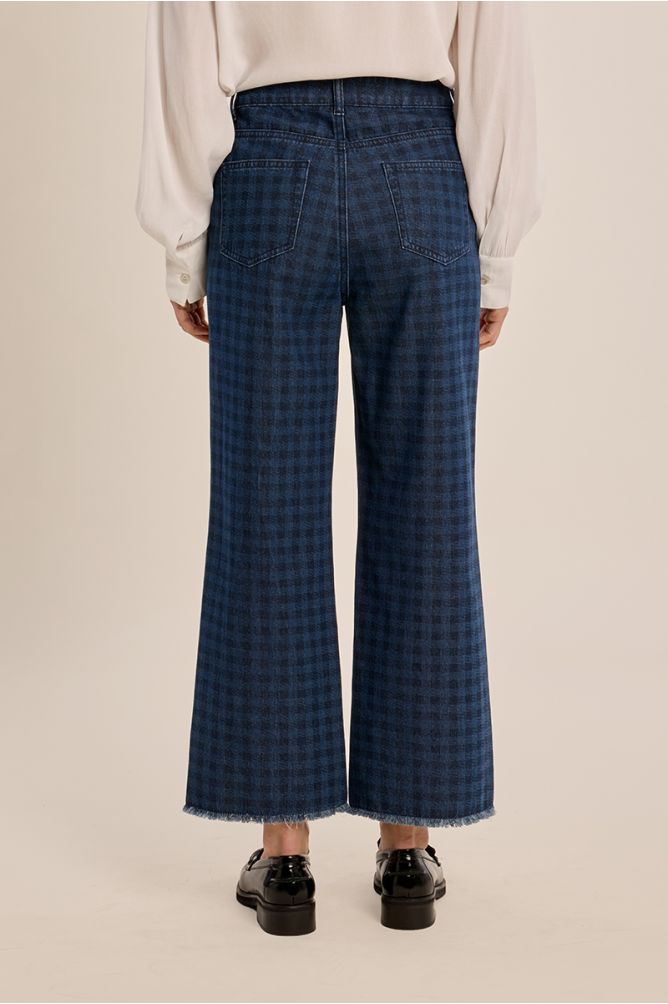 Pantalón vaquero con estampado